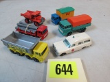 (6) Vintage 1960's Matchbox Lesney Diecast Cars