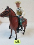 Vintage 1950's Harland Marshall Wyatt Earp & Horse Figure