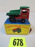 Vintage 1960's Matchbox #2 Muir-hill Dumper Mib