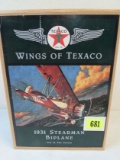 Ertl Diecast Wings Of Texaco Airplane Bank Mib