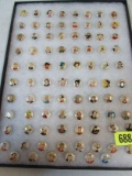 Outstanding Complete Set (86) 1945 Kellogg's Cereal Pep Pins