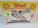 Ertl Diecast Shell Motor Oil Airplane Bank