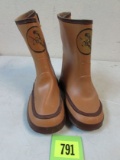 Antique Davy Crockett Childs Rubber Boots