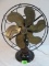 Antique Emerson Cast Iron and Brass 6 Blade Fan