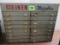 Vintage Steinen Nozzles 16 Drawer Steel Counter Display Cabinet