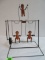 1930s Marx Big 3 Wind Up Tin Litho Acrobat Trapeze Toy