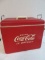 Vintage Coca-Cola Vinyl Ice Chest Cooler