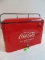 Vintage Coca-Cola Embossed Metal Ice Chest Cooler