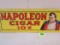 Vintage 1974 Napoleon Cigars Tin Sign 7 x 19