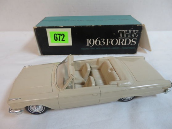 Original 1963 Ford Galaxie Dealership Promo Car w/ Original Box