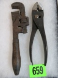 Lot of (2) Antique Signed Winchester Hand Tools