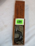 Vintage Lufkin Machinist Micrometer in Wooden Box