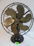 Antique Emerson Cast Iron and Brass 6 Blade Fan