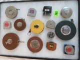 Lot of (14) Antique & Vintage Tape Measures Inc. Lufkin and Stanley