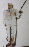 Rare Original 1950s KFC Colonel Sanders 5 ft. Double Sided Weather Vane