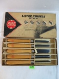 Vintage Shop Smith 5 pc Set of Lathe Chisels