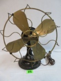 Antique Westinghouse Cast Iron and Brass 4 Blade Fan