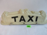 Vintage TAXI Roof Top Lighted Sign