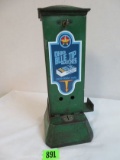 Antique Northwestern One Cent Ohio Blue Tip Matches Cast Iron Vending Machine