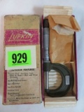 Vintage Lufkin Chrome Clad Micrometer in Original Box