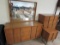 Vintage Mid-century Modern 3 Pc. Bedroom Suit W/ 2 Dressers & 1 Nightstand