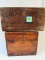 (2) Antique Wooden Shipping Crates Whisky Butter