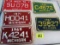 1967, 1968, 1969, 1971, 76 Michigan Motorcycle License Plates