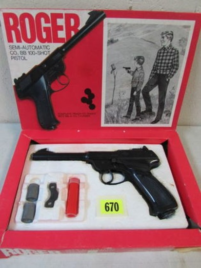 Vintage Mondial Roger Semi-automatic Bb/ Co2 Pistol
