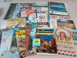 Lot (approx. 40) Vintage 1950's/60's Travel Brochures/ Booklets