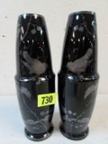 A Pair Of Signed Czech Glass 10