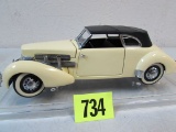 Franklin Mint 1:24 Diecast 1937 Cord 812