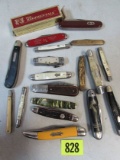 Lot (18) Vintage Folding Pocket Knives (most Usa Made)