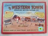 Antique 1950's C And B Western Town Street Scene Playset Mib Unused
