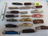 Group (20) Vintage Pocket Knives Most All Usa Made