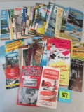 Huge Lot (60+) Vintage 1950's/60's Travel/ Tourism Brochures/ Pamphlets