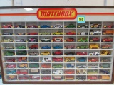 Excellent Vintage 1970's Matchbox Store Display Case Full