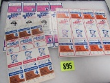 Grouping Of Unused (never Happened) 1981 & 1982 World Series Tickets