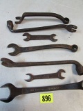 Lot (7) Antique Wrenches All Signed Ford