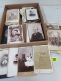 Huge Lot (approx. 100) Antique Cabinet Card Photographs