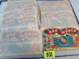 Lot (13) Antique Nos One World Needle Books