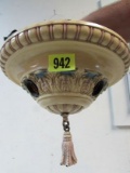 Antique Art Deco 3-light Ceiling Fixture