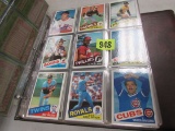 1985 Topps Baseball Complete Set In Sheets & Binder