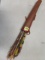 Vintage Indian Archery Quiver w/ Grouping of Wooden Arrows