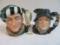 Lot of (2) Royal Doulton Large Size Toby Mugs Inc. The Falconer and Rip Van Winkle