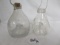 Lot of (2) Antique Glass Fly Traps