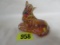 Fenton Carnival Glass Hand Painted Horse, Artist Signed