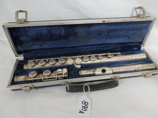 Vintage E.L. Deford Flute in Original Hardcase