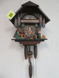 Vintage Wood Cutter Wooden Coo-Coo Clock