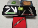 Lot (3) Folding Knives in Boxes Case XX, Uncle Henry