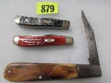 (3) Case XX Folding Knives incl. Grand Daddy